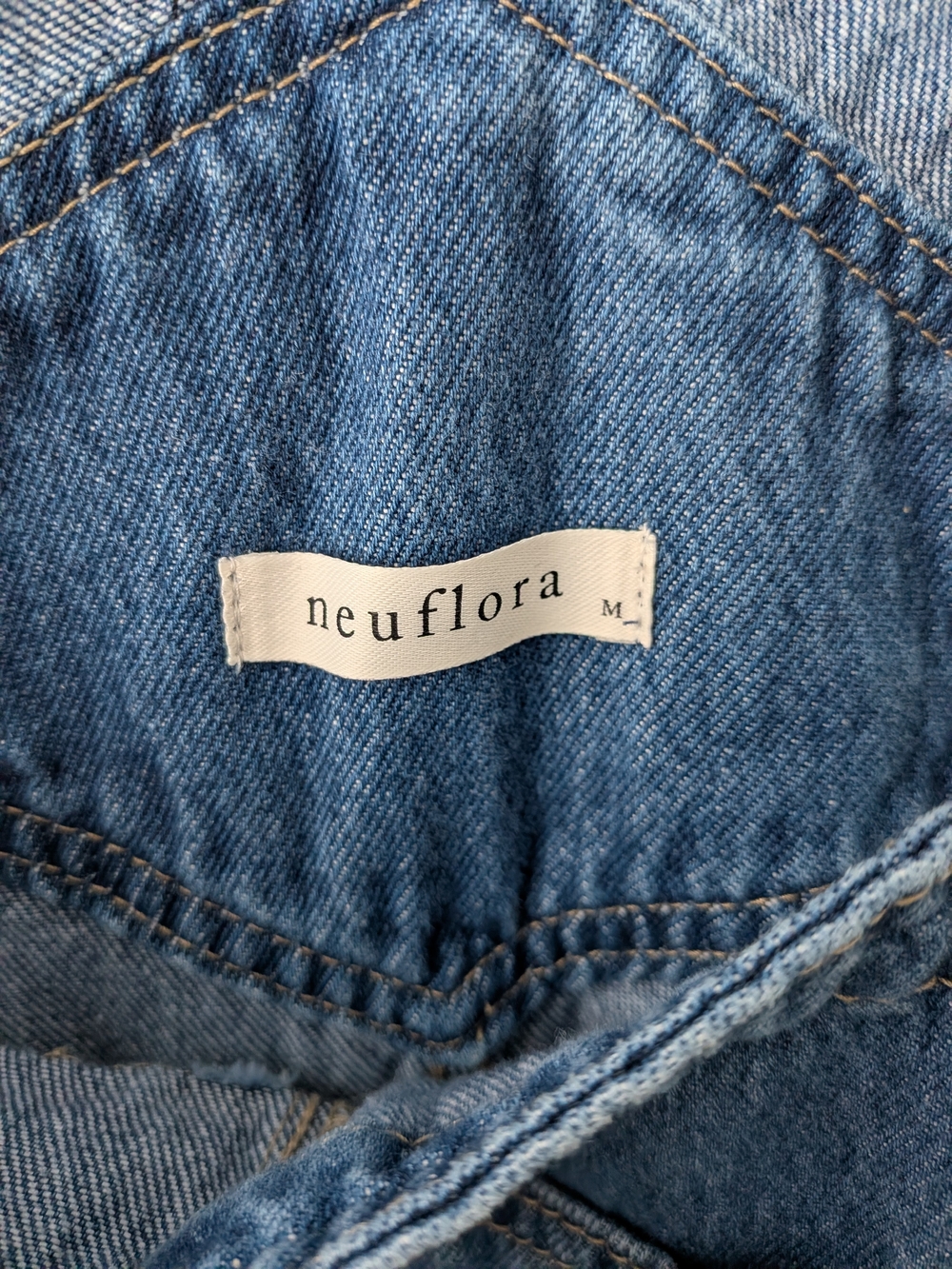 Classic Blue Denim Overalls Neuflora - Picture 2 of 4